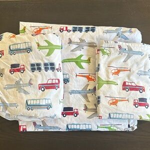 Pottery Barn Kids Brody sheet set transportation